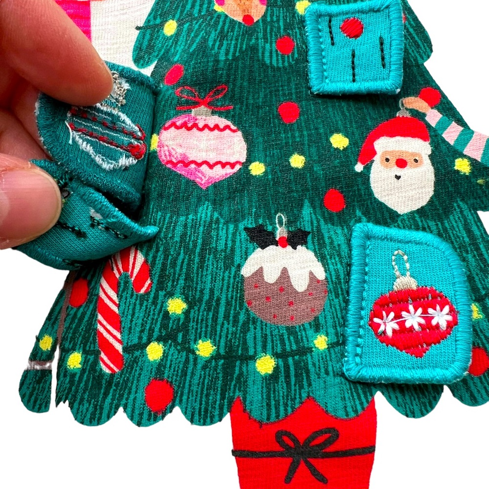NEW! Girl’s Christmas Advent Long sleeve ruffle shirt size:5-6 y/o (110-116cm) - Picture 12 of 17